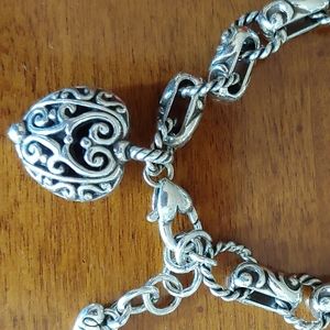 Brighton Puffy Heart Braclet